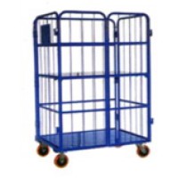 TCH-250PT3  :  รถเข็นทรงสูง เหล็กพ่นสี +ชั้น 1 ชั้น+ประตู รับน้ำหนัก 250  kg.